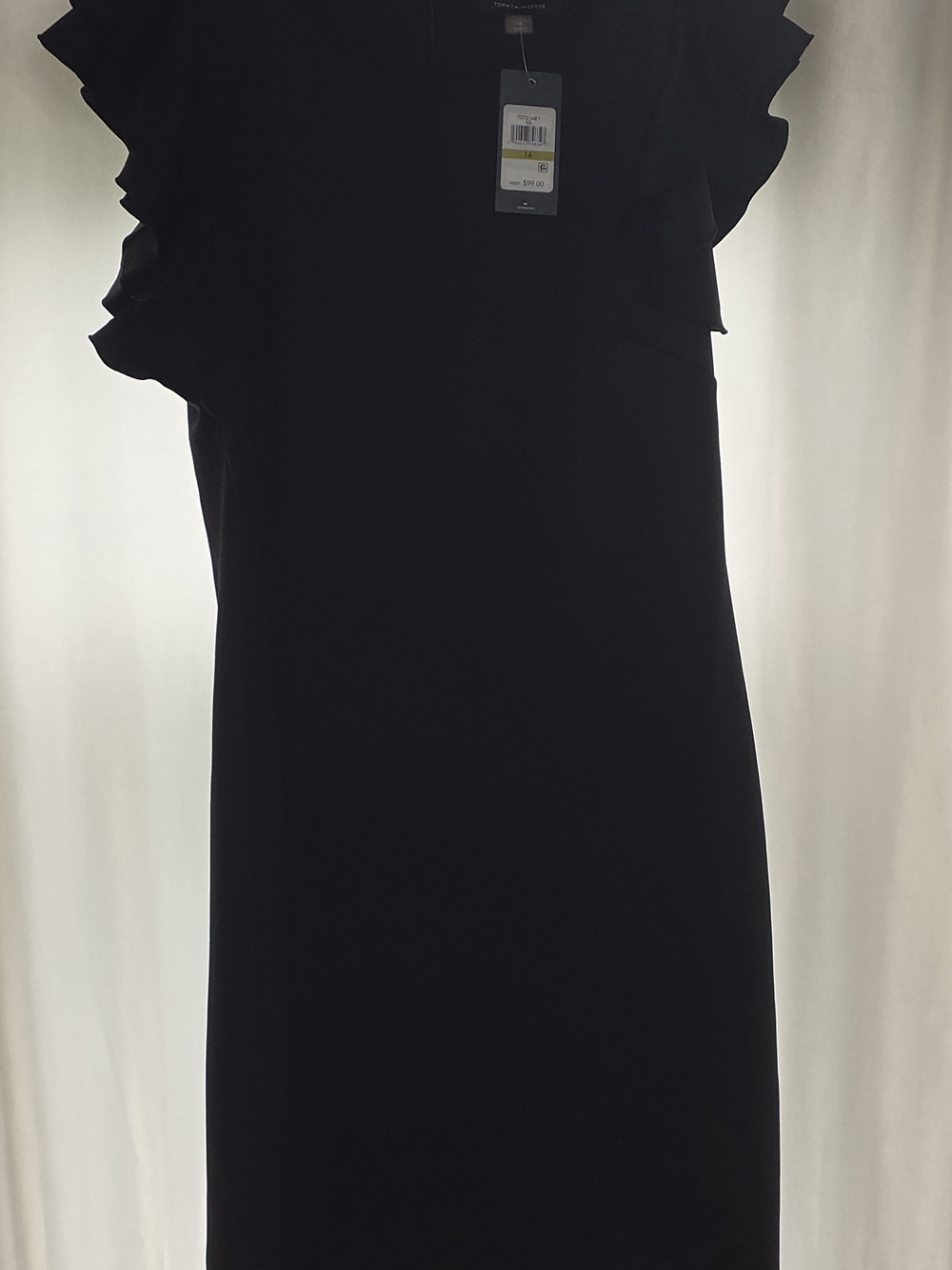 Tommy Hilfiger Black Crewneck Shift Dress
